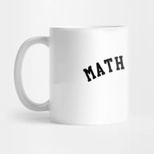 Math Teacher Mug